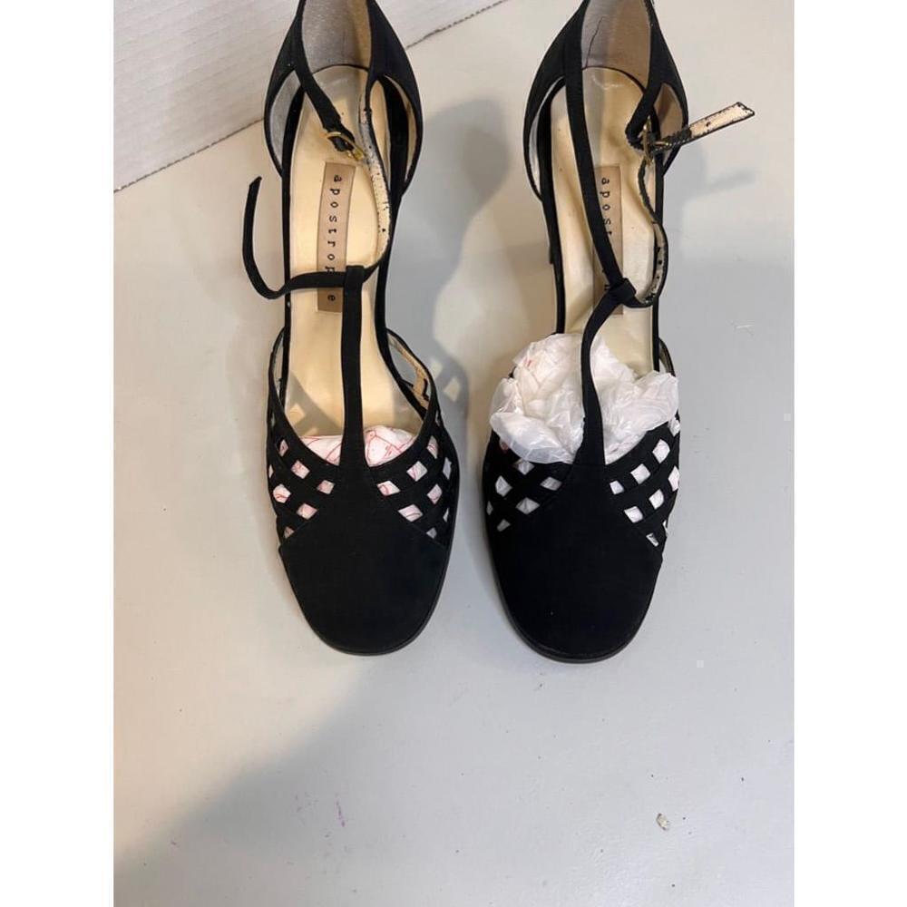 Apostrophe Black Heels Women's Size 7M